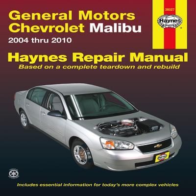 Cover for Chevrolet Malibu Automotive Repair Manual