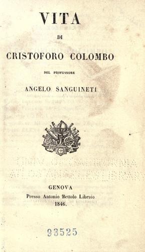 Cover for Vita di Cristoforo Colombo