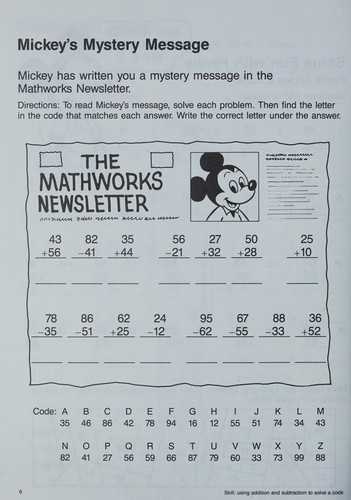 Cover for Mickey's Mathsworks (Learn with Mickey)