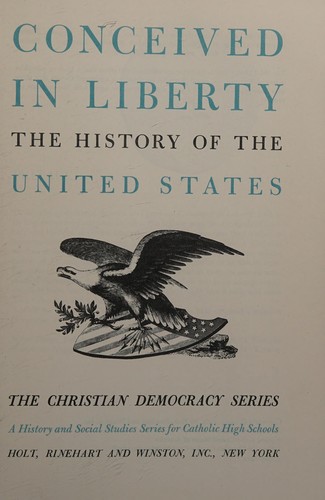 Cover for Conceived in liberty