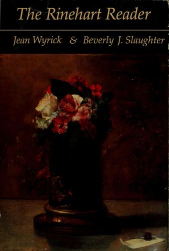 Cover for The Rinehart reader