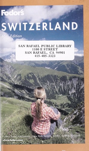 Cover for Fodor's Switzerland