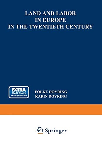 Cover for Land and Labor in Europe in the Twentieth Century