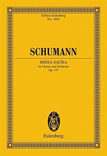 Cover for Missa Sacra for Four-Part Choir and Orchestra