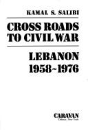 Cover for Cross roads to civil war