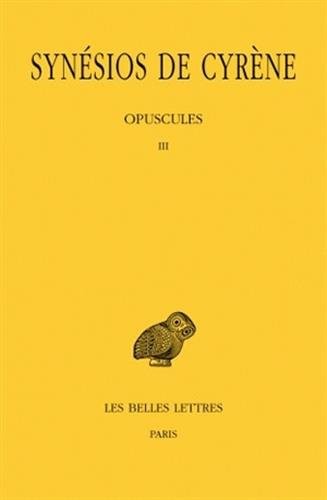 Cover for Tome VI : Opuscules III (Collection Des Universites de France Serie Grecque) (French and Greek Edition)