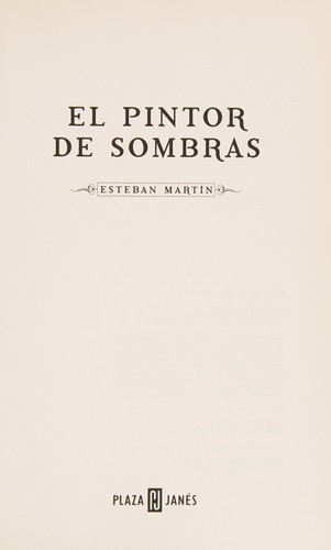 Cover for El pintor de sombras
