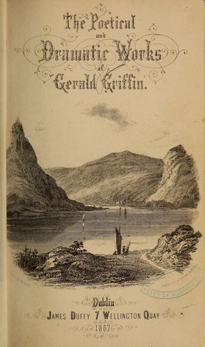 Cover for The poetical and dramatic works of Gerald Griffin