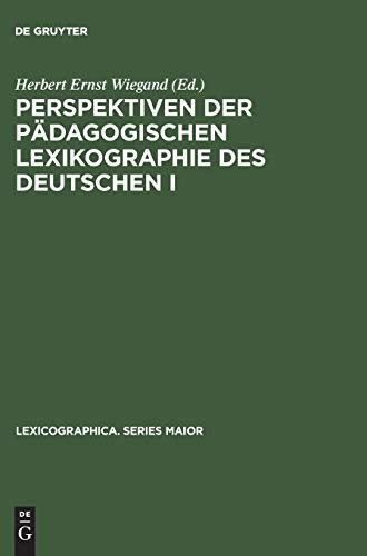 Cover for Perspektiven der pädagogischen Lexikographie des Deutschen