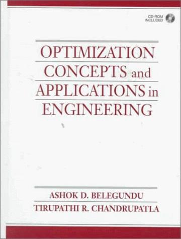 Cover for Optimization concepts and applications in engineering