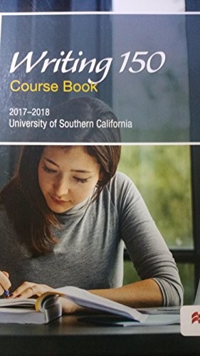 Cover for WRITING 150 2017 2018 USC