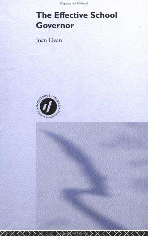 Cover for The effective school governor