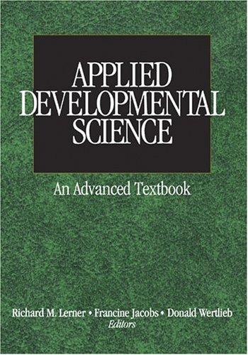 Cover for Applied Developmental Science