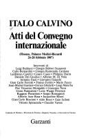 Cover for Italo Calvino