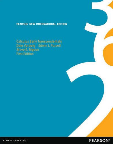 Cover for Calculus Early Transcendentals Pearson New International Edition, plus MyMathLab without eText