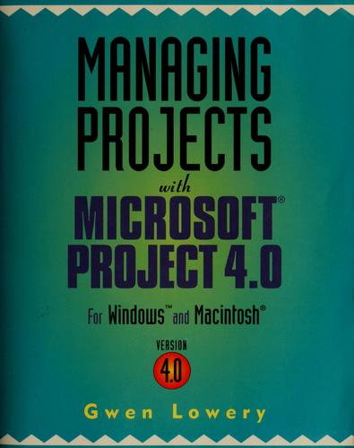 Cover for Managing projects with Microsoft Project