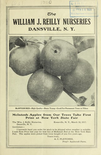 Cover for Wholesale price list for spring 1920