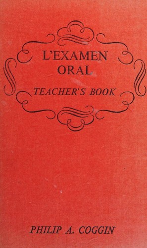 Cover for L' examen oral