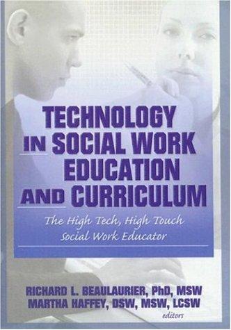 Cover for Technology In Social Work Education And Curriculum