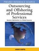 Cover for Outsourcing and offshoring of professional services