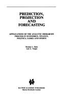 Cover for Prediction, projection, and forecasting