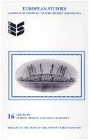 Cover for Britain at the Turn of the Twenty-First Century (European Studies 16) (European Studies)