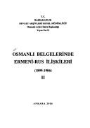 Cover for Osmanlı belgelerinde Ermeni-Rus ilişkileri.