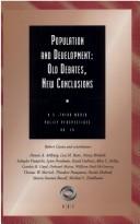 Cover for Population and development