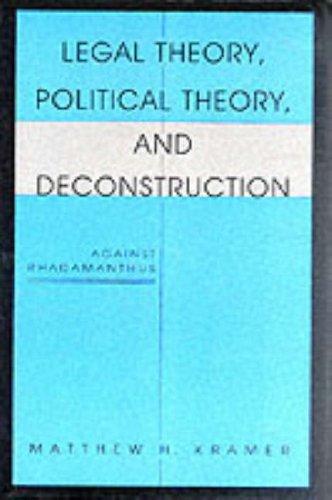 Cover for Legal theory, political theory, and deconstruction