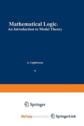 Cover for Mathematical Logic