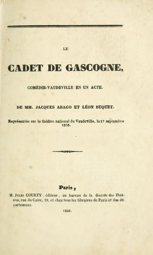 Cover for Le cadet de Gascogne
