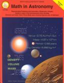 Cover for Math in Astronomy