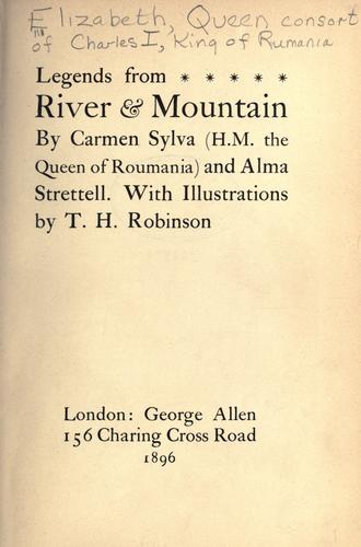 Cover for Legends from river and mountain
