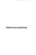 Cover for Présences haïtiennes