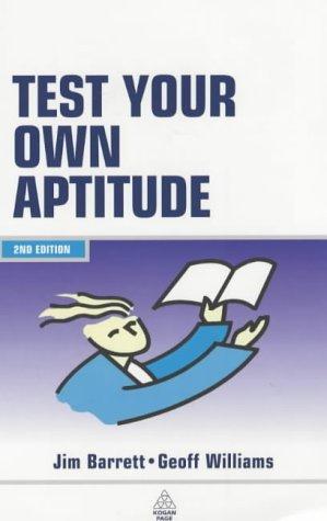 Cover for Test your own aptitude