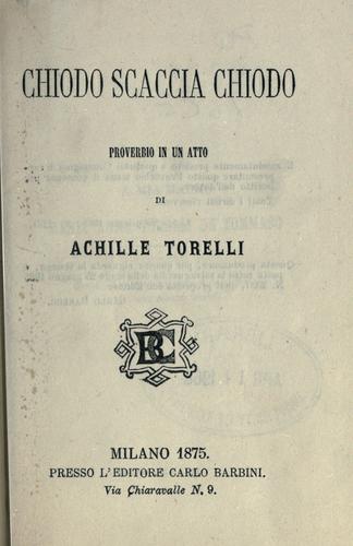 Cover for Chiodo scaccia chiodo