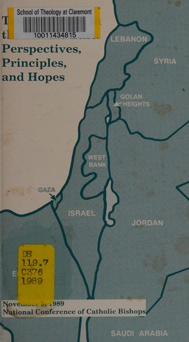 Cover for Toward Peace in the Middle East
