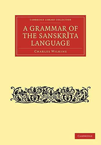Cover for Grammar of the Sanskrit Language