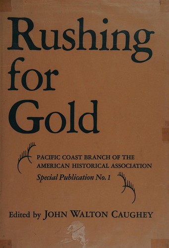 Cover for Rushing for gold