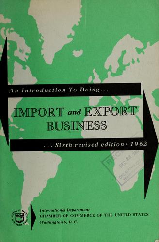 Cover for An introduction to doing import and export business
