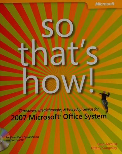 Cover for So that's how!