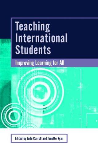 Cover for Teaching international students