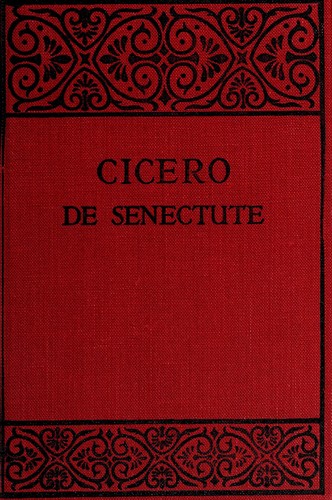 Cover for Cato major de senectute