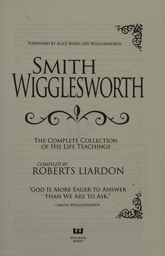 Cover for Smith Wigglesworth