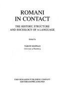 Cover for Romani in Contact (Current Issues in Linguistic Theory)