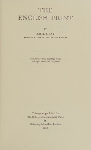 Cover for The English print.