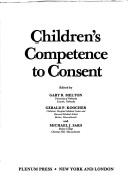 Cover for Children's competence to consent