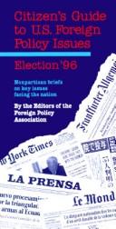 Cover for Citizen's guide to U.S. foreign policy issues, election '96