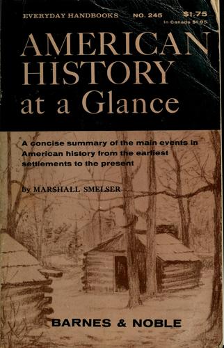 Cover for American history at a glance