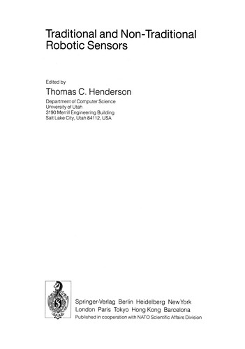 Cover for Traditional and Non-Traditional Robotic Sensors